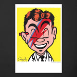 “A Lad Insane” signed art print by Dick Frizzell